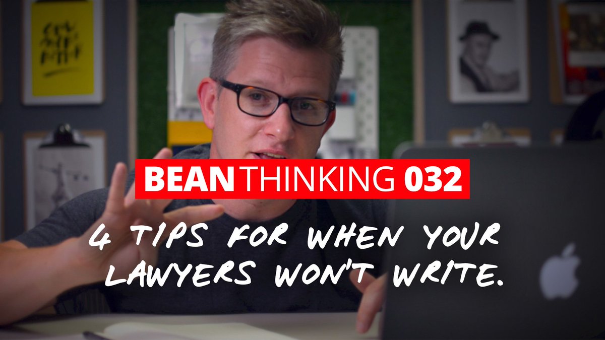 [NEW VIDEO] My attempt to at age old problem of how to create content when your lawyers are too busy to write. youtu.be/eMUH-XZ6QrI