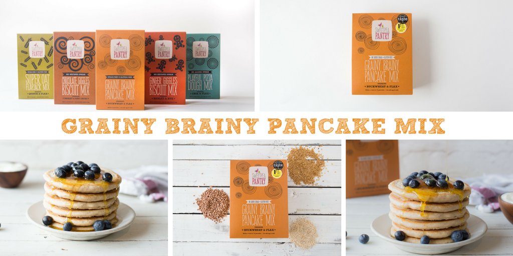 SweetpeaPantry's tweet photo. Did you know our Grainy Brainy Pancake Mix is #glutenfree &amp; packed full of #healthy ingredients? https://t.co/YwGho48Imv https://t.co/bvQLnua5Um