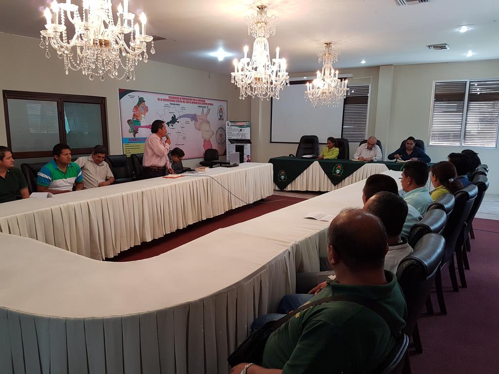 Dialogo Social entre la Asociación Sindical de Trabajadores y rector de la UNESUM en el cumplimiento de los derechos sindicales y laborales