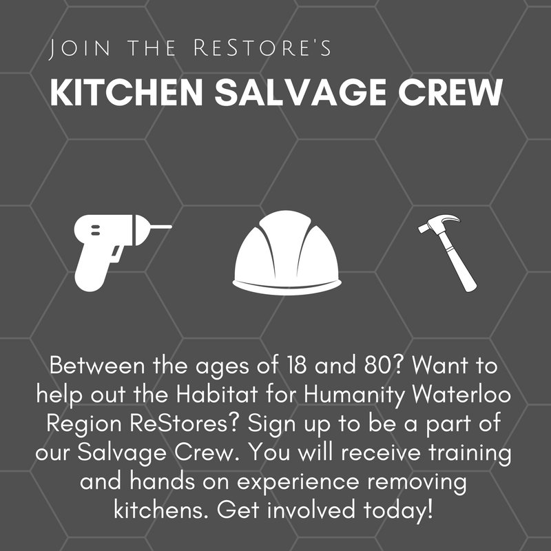 HabitatWR's tweet photo. Between the ages of 18 and 80? Sign-up 2 be part of our Salvage Team &amp; receive hands on experience removing kitchens https://t.co/pTa6xF7MRy https://t.co/jQ3MDwDOzF