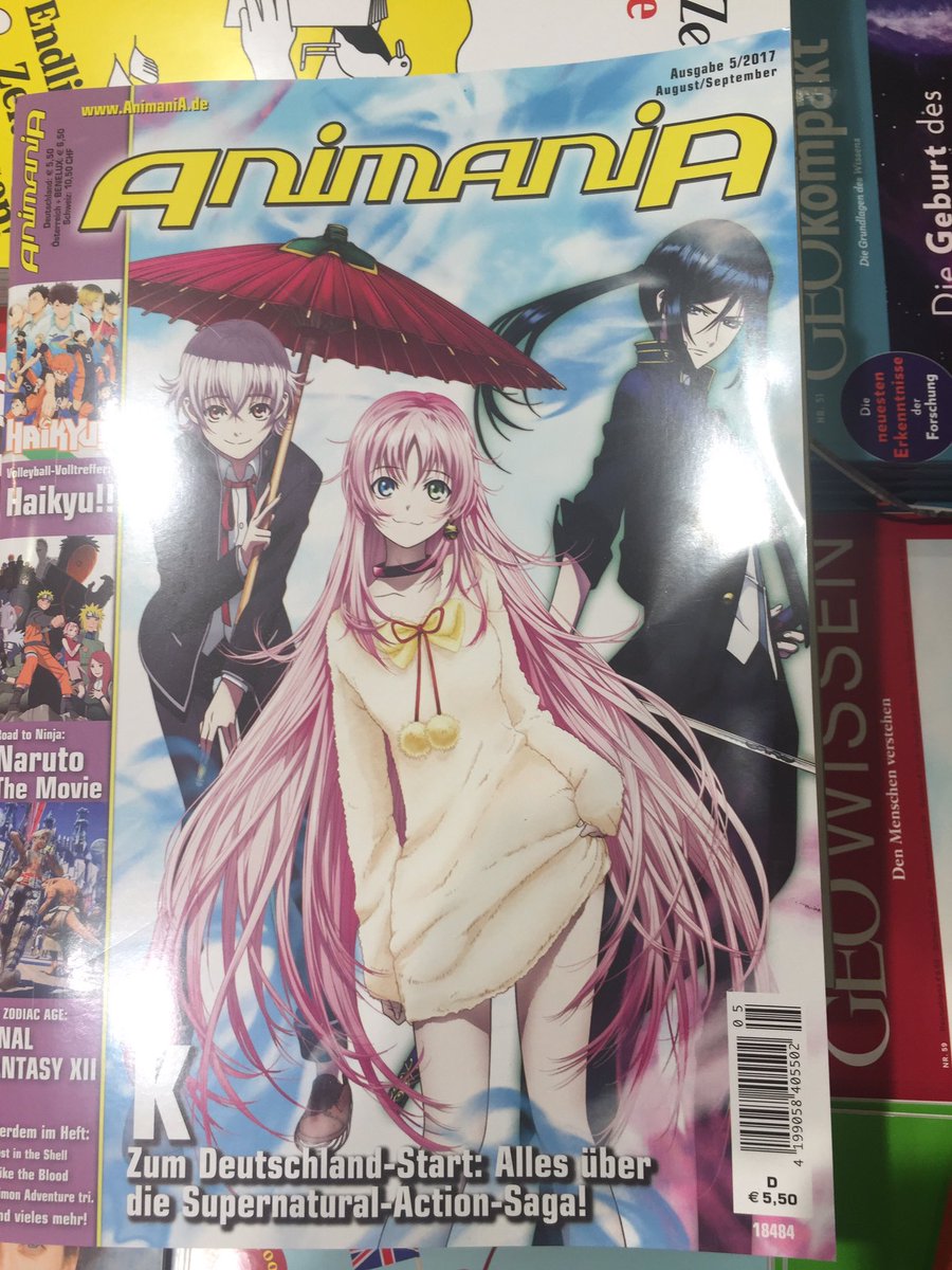 たむたむ Twitter પર ドイツの雑誌見てたらアニメの特集発見した ドイツ語で全く読めないけど日本のアニメ すごいな