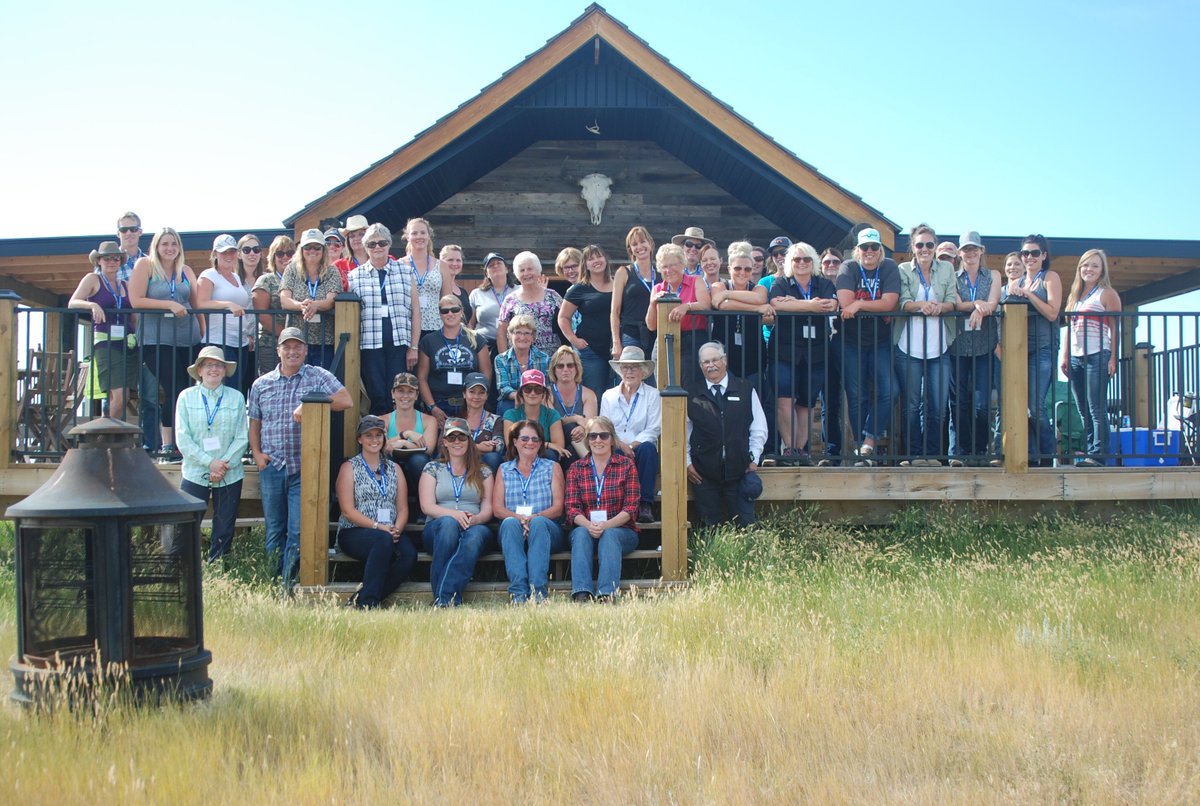 The 14th Annual Southern Alberta Grazing School for Women was a great success; participants at plant ID location in Starland County.