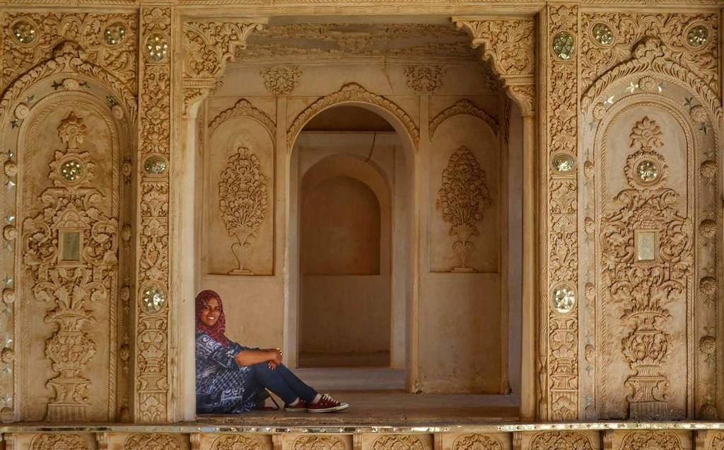 The Tabatabaei house is almost 5,000 square meters and has 40 rooms, 4 courtyards, 4 basements and 3 windwards.

When we walked inside the …