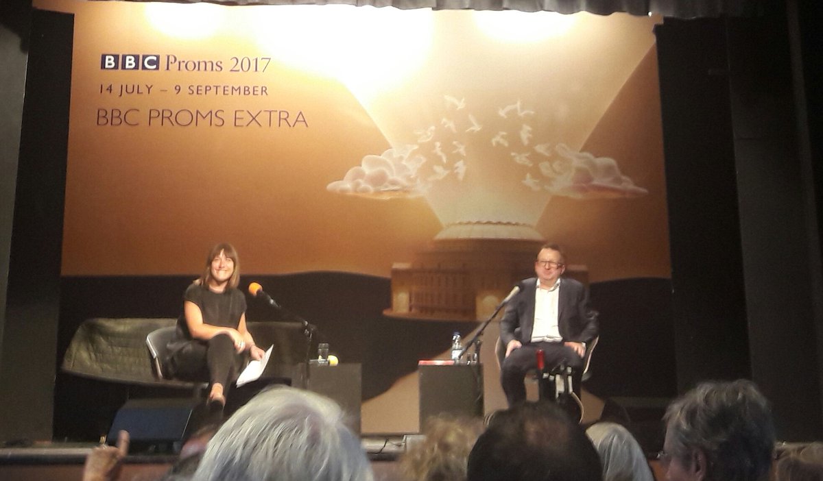 Boosey's tweet photo. #BBCPromsExtra ahead of #Hibiki @bbcproms this evening @TurnageTime @KateMolleson https://t.co/XWbqRsuewh