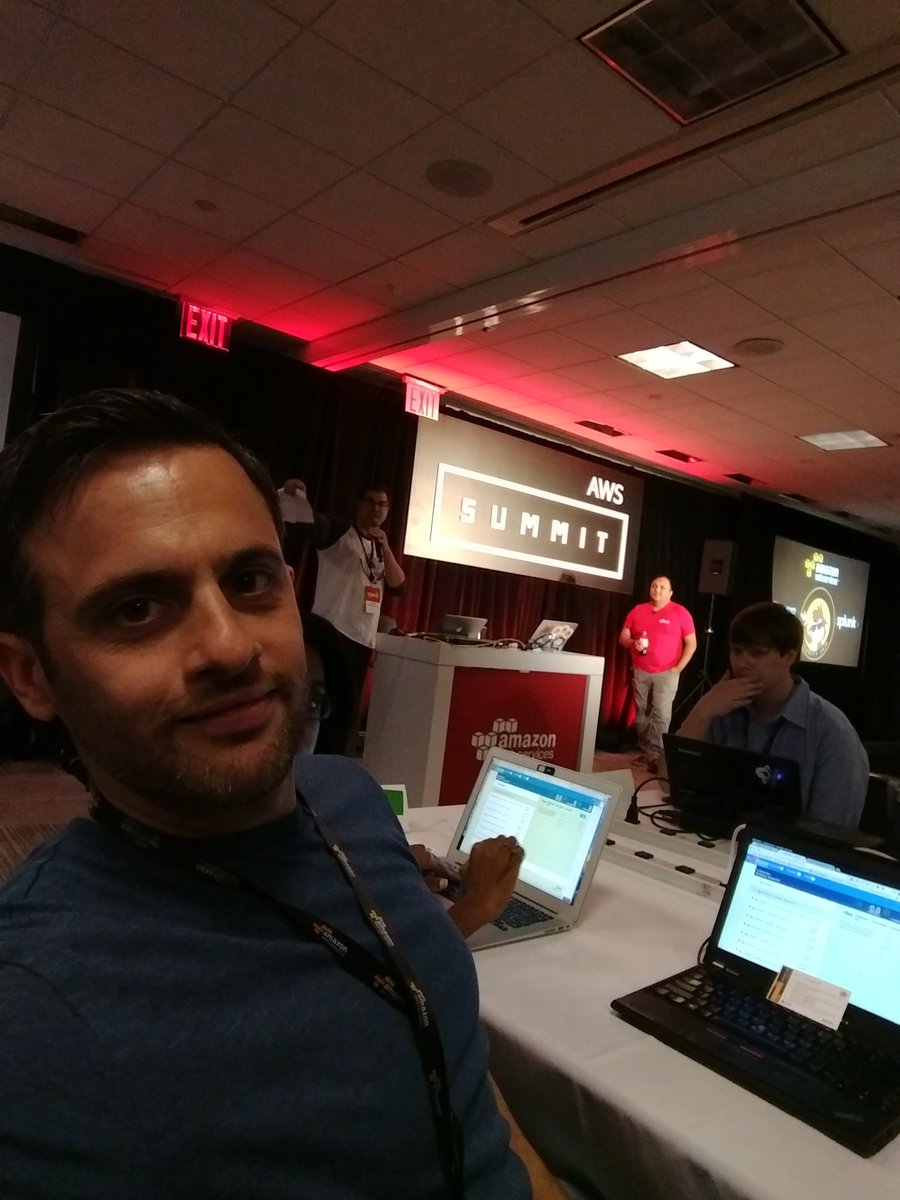 aarongfranco's tweet photo. At #AWSSummit competing for #securityjam @nimblestack @nimblechat https://t.co/L58ytjKa1m