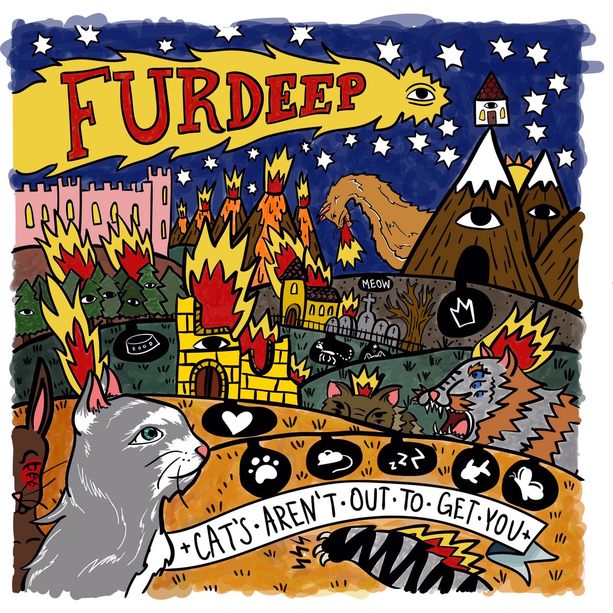 In honor of 2 yrs of LNOTGY, here's my <a href="/RiotFest/">Riot Fest</a> cat-ify submission that was never recognized😎