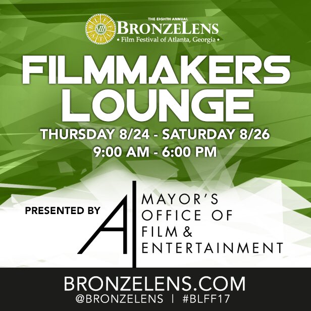 BronzeLens's tweet photo. Workshops, networking &amp; more all happening at the @ATLFilmEnt "Filmmakers Lounge"! https://t.co/qFBL2M8Mpy https://t.co/xhjwfuhUwx