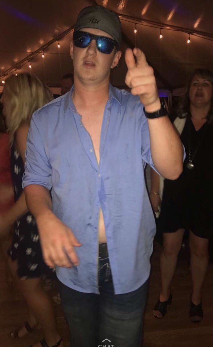 ChadLitson94's tweet photo. *When you say you are only going to have a few drinks at a wedding* https://t.co/cg2660MTfJ