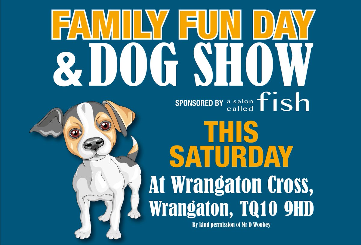 saloncalledfish's tweet image. Bring all the family especially the dog!! Saturday 19 Aug from 10am. Main dog show at 12.30pm. #dogshow #familyfun