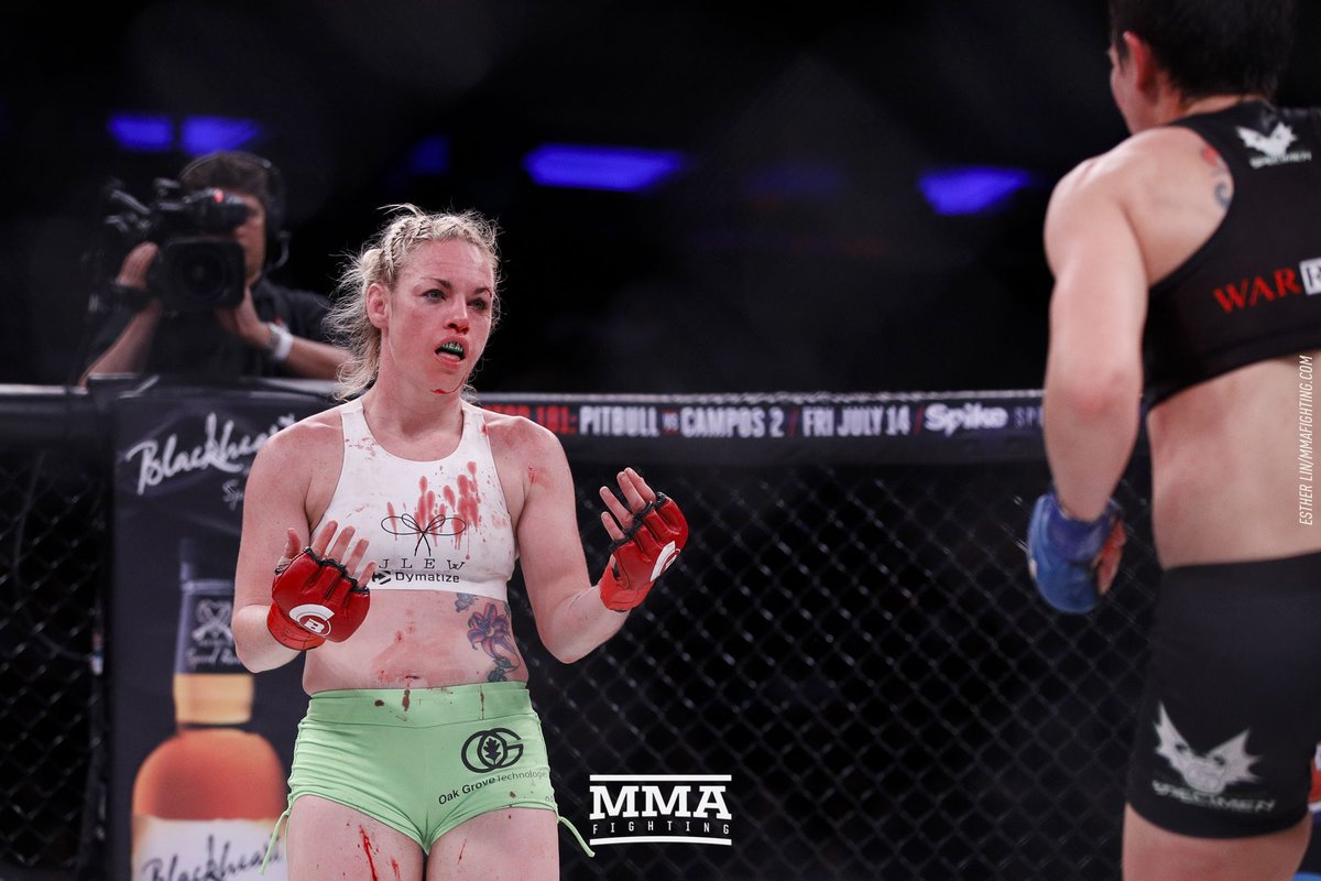 Heather Hardy set to fight at Bellator 185 mmafighting.com/2017/8/14/1614…
