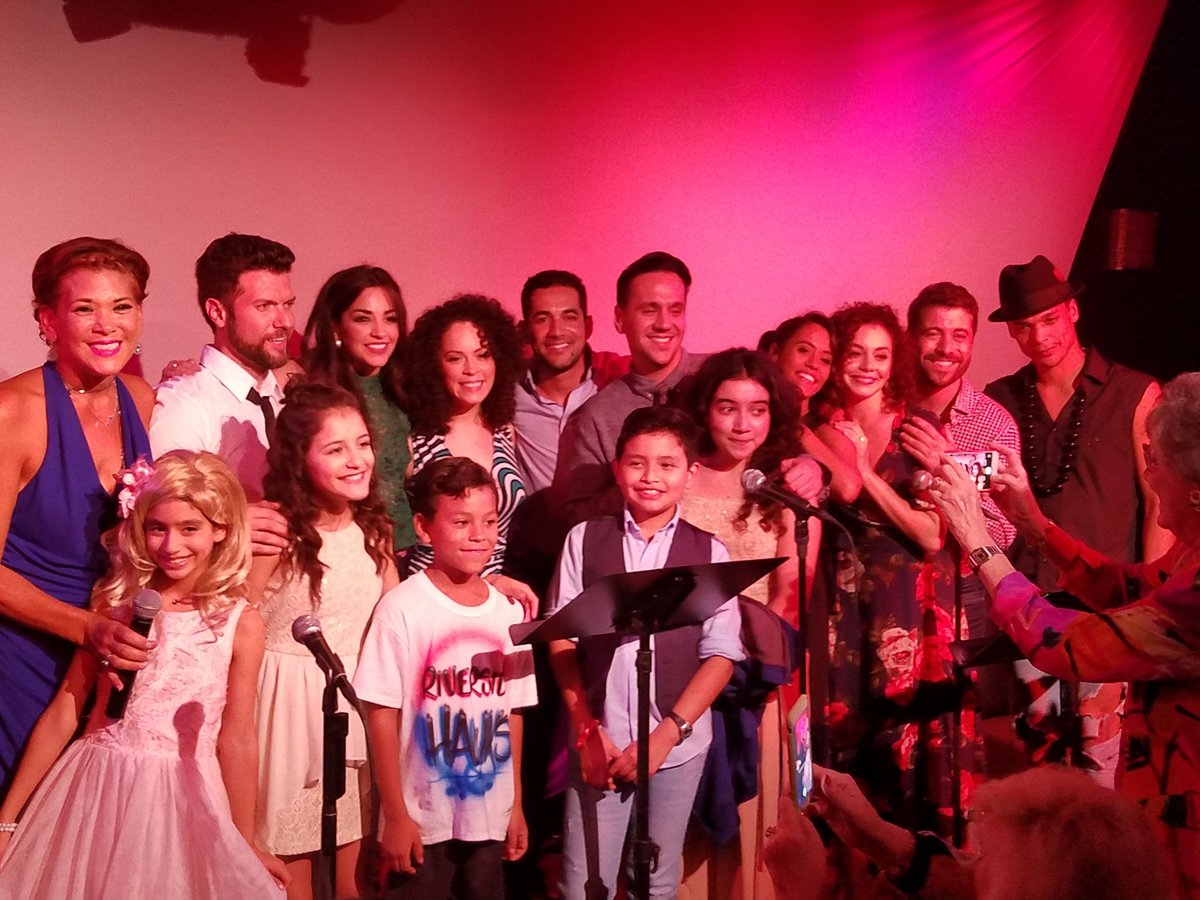 laughlovelive12's tweet photo. Last night Was Truly amazing with the Phenomenal @OnYourFeetBway Cast at #CabaretCares .So much ❤ in the room #OYFFinalDance #OnYourFeet https://t.co/9y7NYqLqE2
