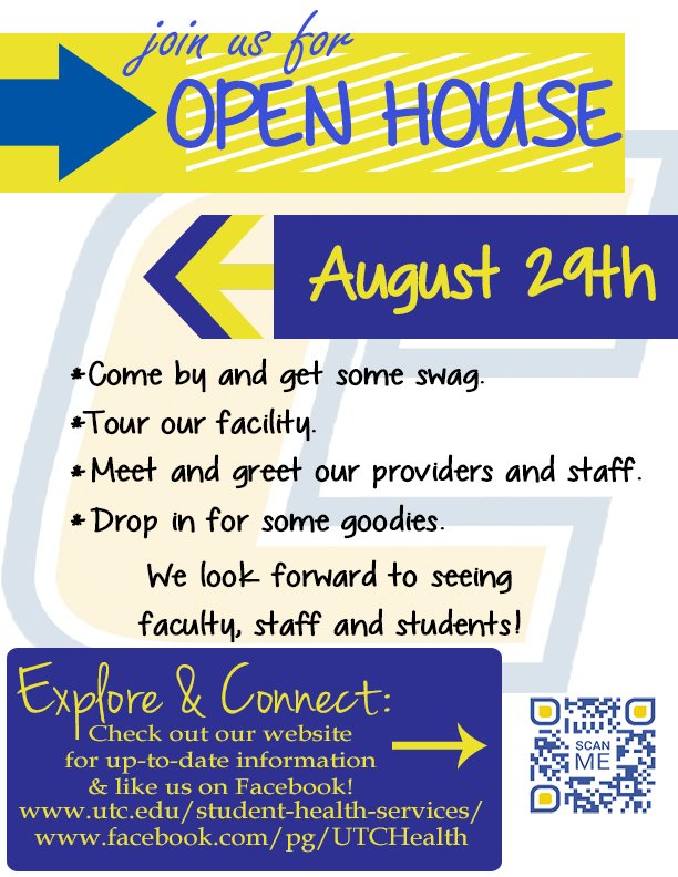 UTCSHS's tweet photo. Come join SHS for open house on August 29th! https://t.co/9XEhmf9VJE