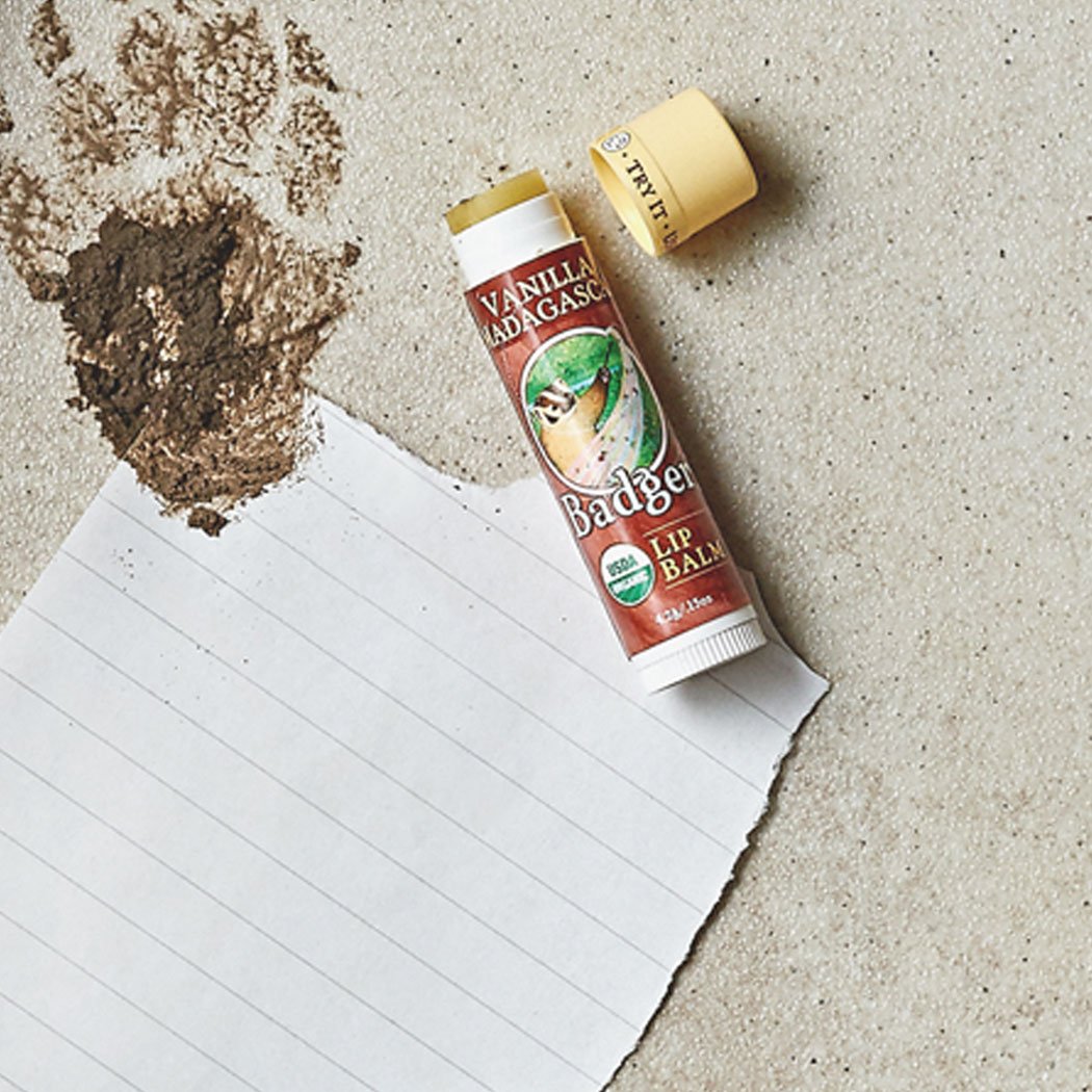 BadgerBalmUK's tweet photo. Badger can't keep his paws off our Vanilla Madagascar Lip Care Stick... #lipcare #organic #vanilla #badgerbalm #natural https://t.co/KpuWEVjGNR