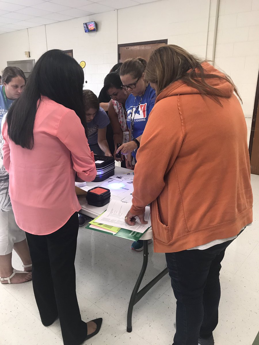 sellason's tweet photo. Meadowbrook teachers trying to @breakoutEDU into the new school year! @FWISDTech https://t.co/tQaqQmF55P