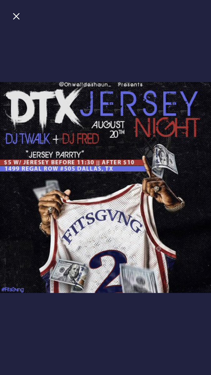 TheJprimetime's tweet photo. The count down is real. It's around the corner. The last summer party before everybody go back to school. Come out🤙🏾
#DTXJerseyNight https://t.co/hRXp787JvK
