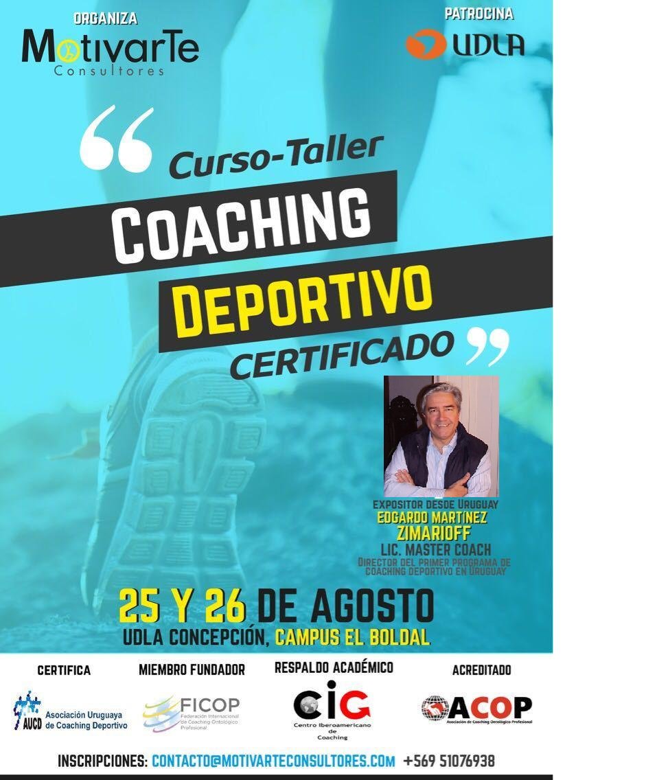 Estamos dando el apoyo académico al Programa de Coaching Deportivo que presentará la Asociación Uruguaya en Chile