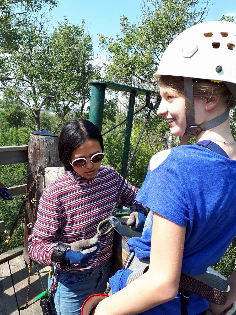 Gettin' ready to go over the edge! #woodwall #ropescourse #woodrappell #mondaysatcamp #shpk #strathco
