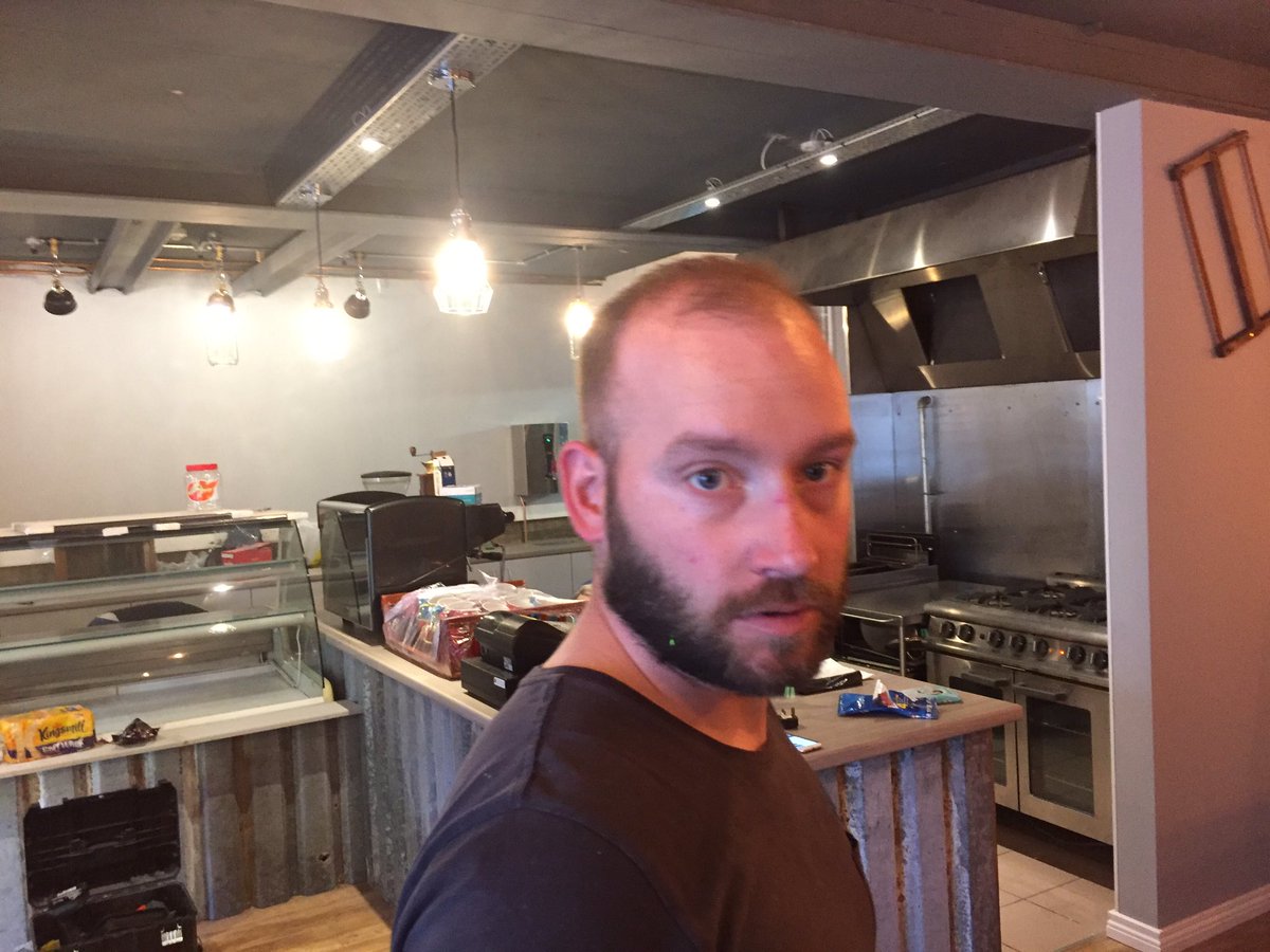 <a href="/coogeefitout/">Coogee Fitout+Design</a> Darren putting the finishing touches to #Toome newest opening <a href="/CafeGrans/">Cafe Grans</a> #mainman