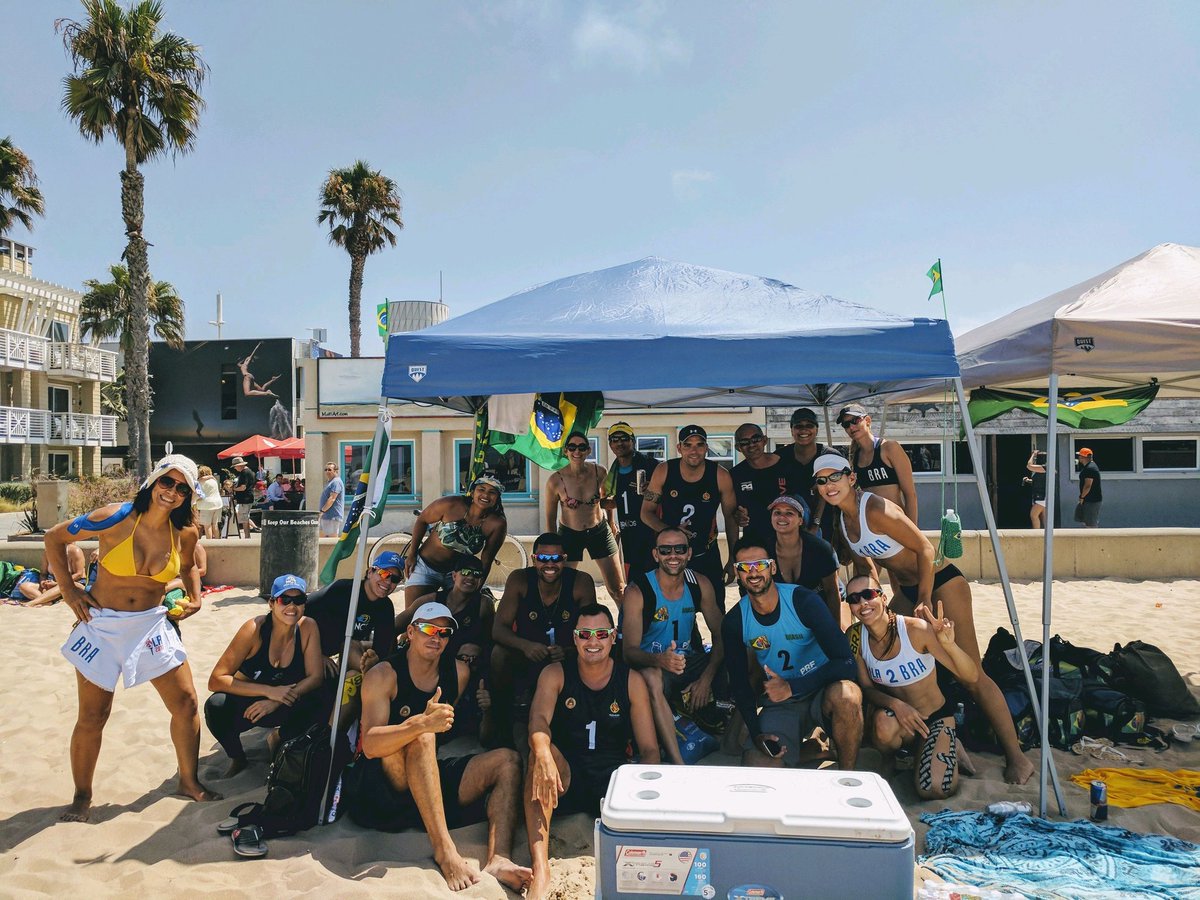 Team #Brazil Beach Volleyball. #LA17WPFG #WhereHeroesPlay #WorldPoliceandFireGames #PoliceandFireGames #Police #Fire #FirstResponders