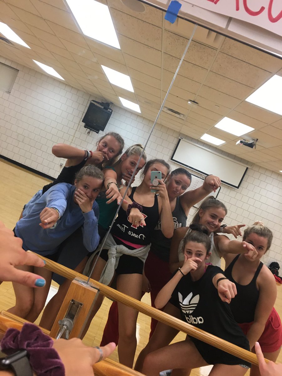Your coaches are hard at work for this seasons dance to be amazing🤘🏻🤘🏻 be here tomorrow @ 12:30, it's going to be slippery💦💦