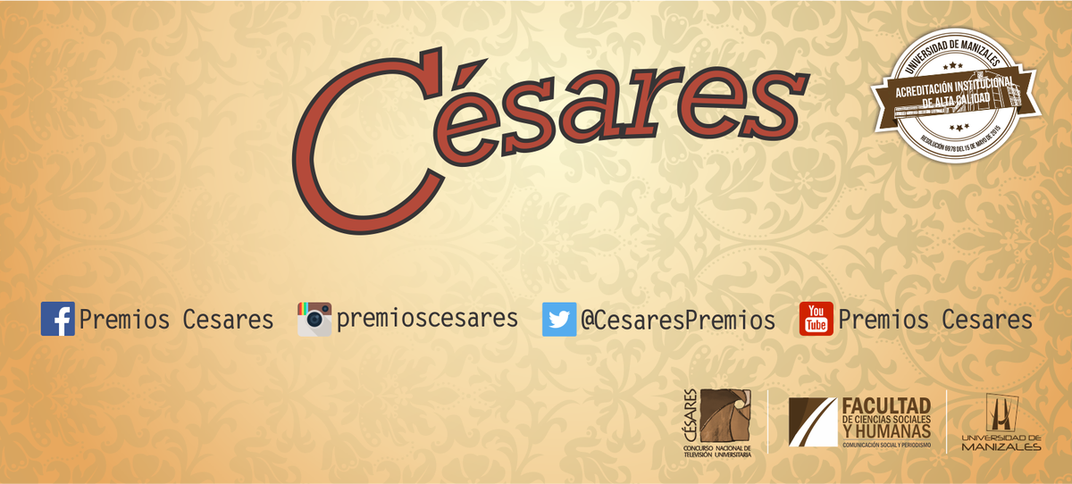 MediaLabEafit's tweet photo. #Convocatoria ¡Ya está abierta la convocatoria para Premios Césares 2017! @umanizales 
Aquí toda la información: https://t.co/GEqz3TyD8Q https://t.co/SmzsffE0P6