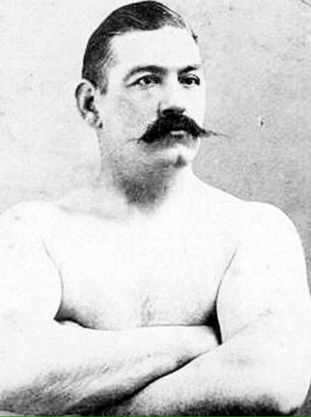 BoxingRegister's tweet photo. "My name is John L. Sullivan, and I can lick any son-of-a-bitch alive!" - John L. Sullivan #BostonStrongBoy #BoxingHistory https://t.co/zmLLxPT5Ew