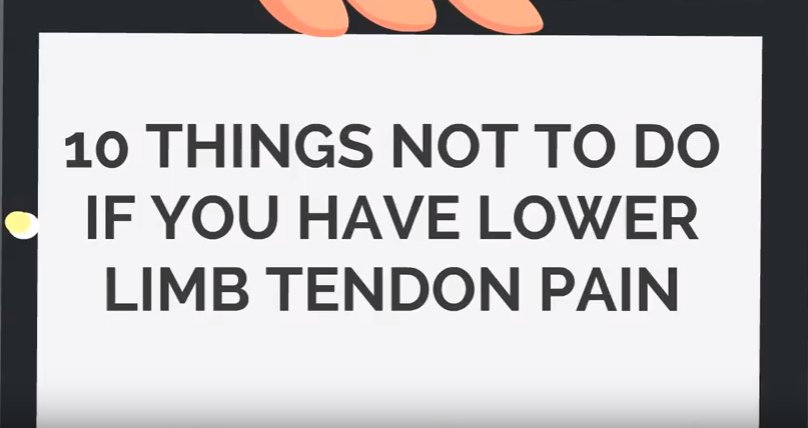 ElitePhysioWpg's tweet photo. What NOT to do when you have tendon pain (tendinopathy) https://t.co/azR2WpK33J See Elite to learn more about what you SHOULD do. https://t.co/9f4hXgj00k