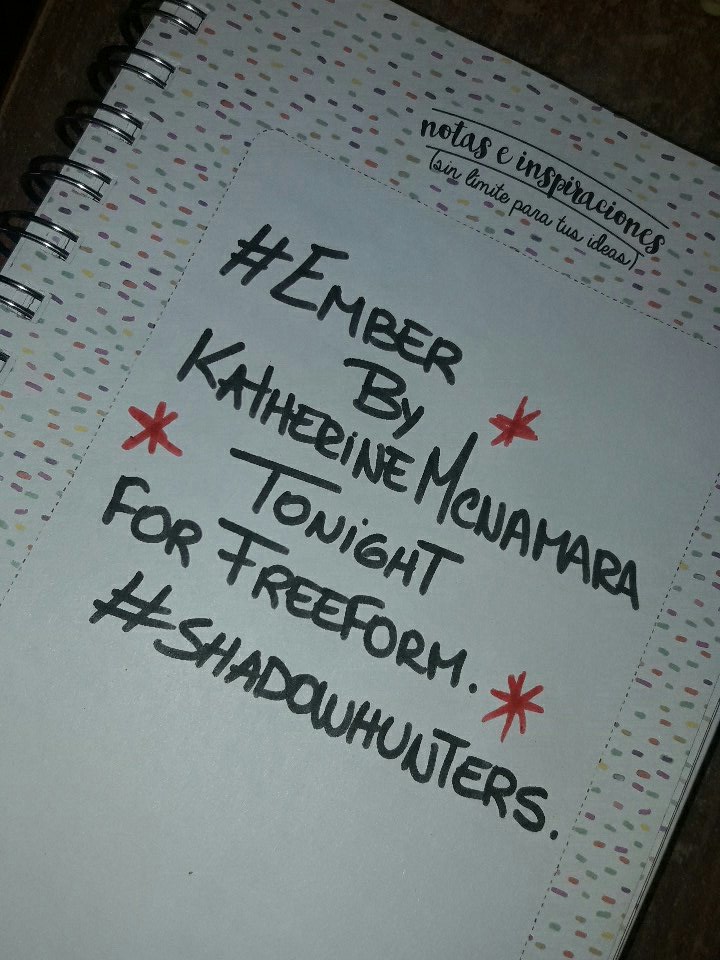 rexhaqueen_'s tweet photo. @Kat_McNamara #EmberForKat #Shadowhunters 
Proud of you baby https://t.co/SfNOhjgXy2