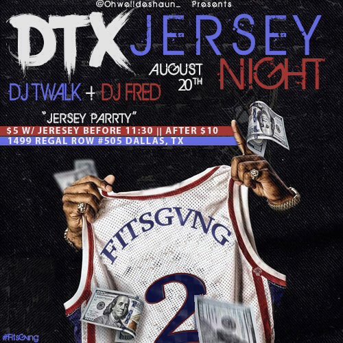 __JMillz__'s tweet photo. YKWTFGO🤙🏽 Mark Ya 📆 Aug 20 We Live Baabyy 😈 The Last Turn Up Before Everyone Go Back To School !! Make It Your Play #DTXJerseyNight https://t.co/nLHCXYD8Pu