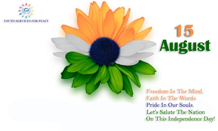 YSPIndia's tweet image. Let's take a pledge to protect the peace and unity of our great nation. Happy Independence Day! #IndependenceDayIndia #15august2017