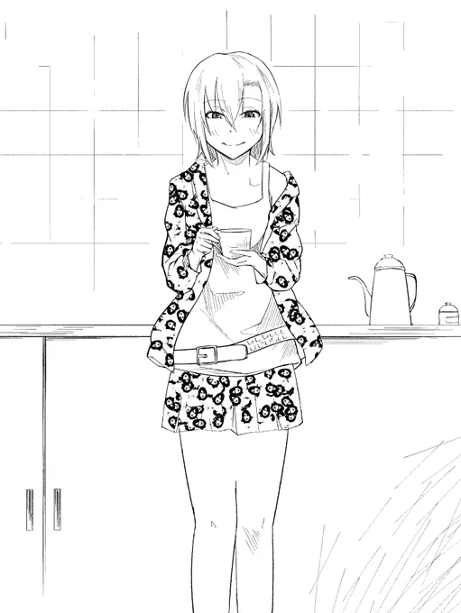 服の柄を津田美波さんにしてみたところとってもファンキーになりました 