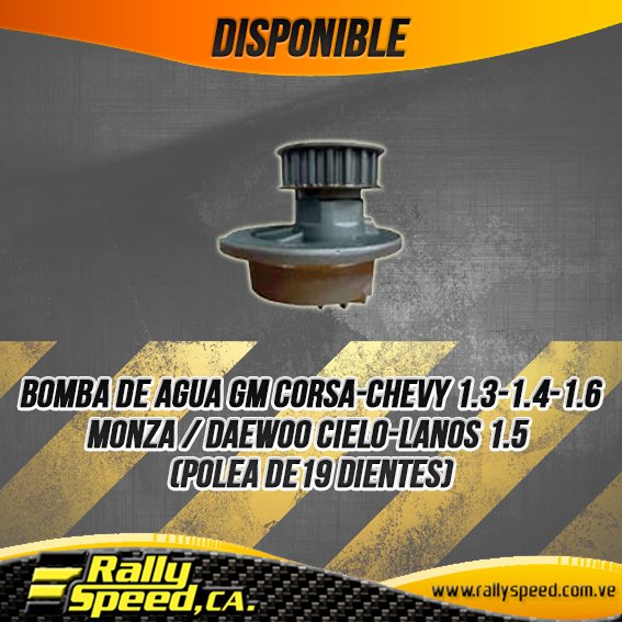 RallySpeedCA's tweet photo. Distribuidor de productos y repuestos automotrices, #BombaDeAgua Disponibles. ¿interesado? escríbenos para recibir la información completa https://t.co/Q8kQlxwZVt