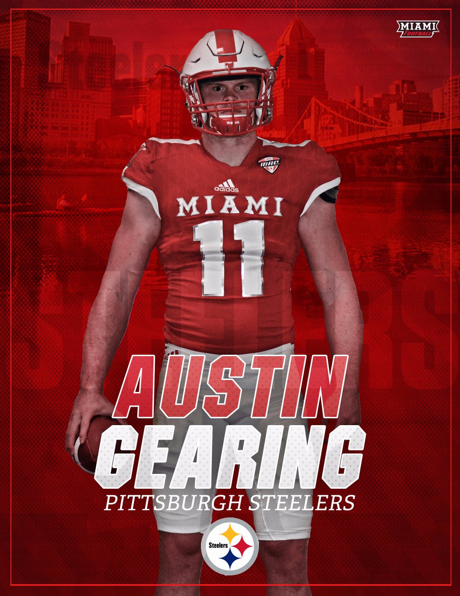 Miami Football (@miamiohfootball) on Twitter photo The <a href="/Steelers/">Pittsburgh Steelers</a> have announced that they have signed Austin Gearing to a free agent deal this afternoon.
miamiredhawks.com/sports/m-footb… The <a href="/Steelers/">Pittsburgh Steelers</a> have announced that they have signed Austin Gearing to a free agent deal this afternoon.
miamiredhawks.com/sports/m-footb…