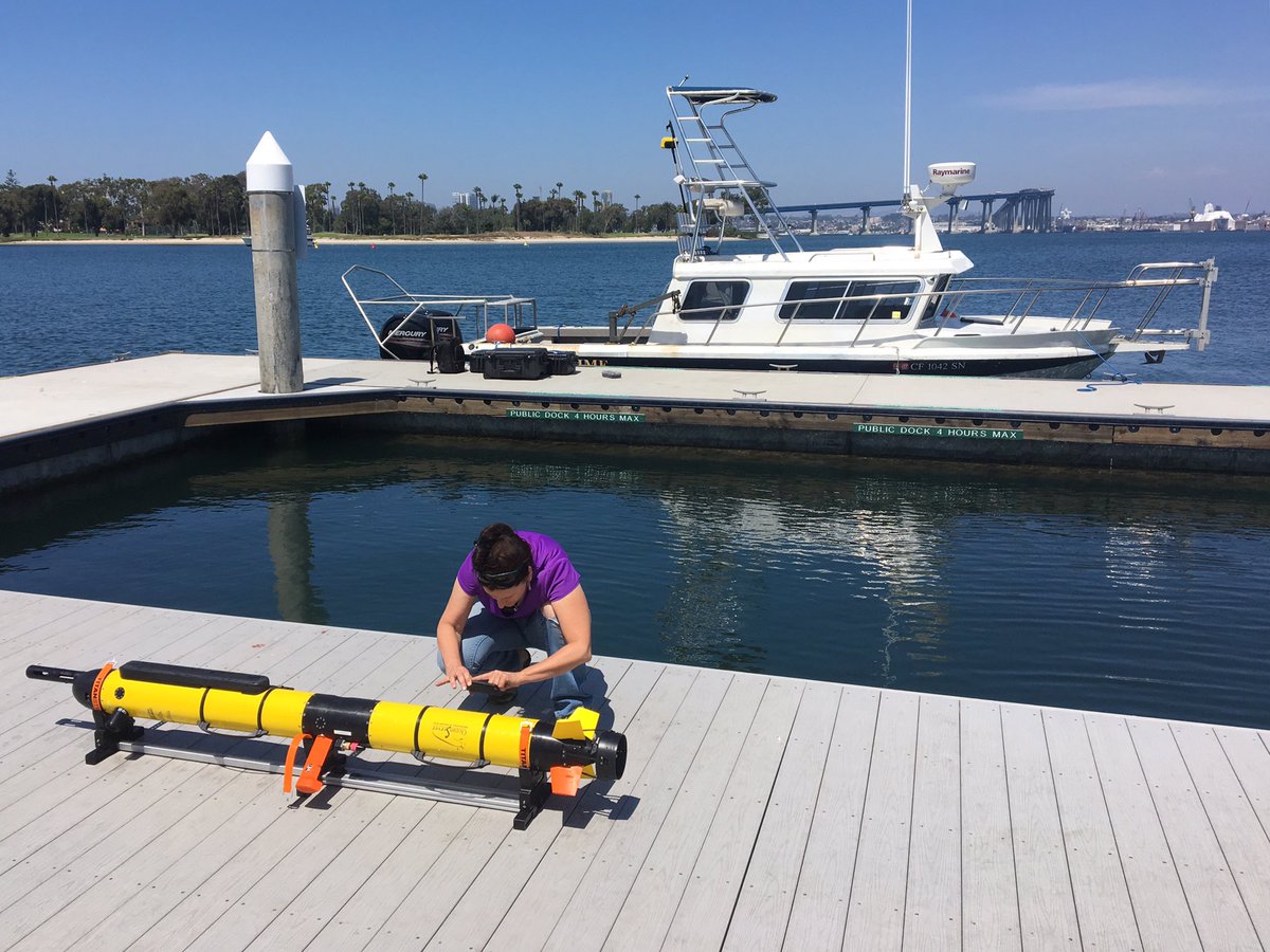 Trained #NASA last week on their Iver3. The #AUV will be used to test autonomy developed at #JPL that may one day find its way to Europa.