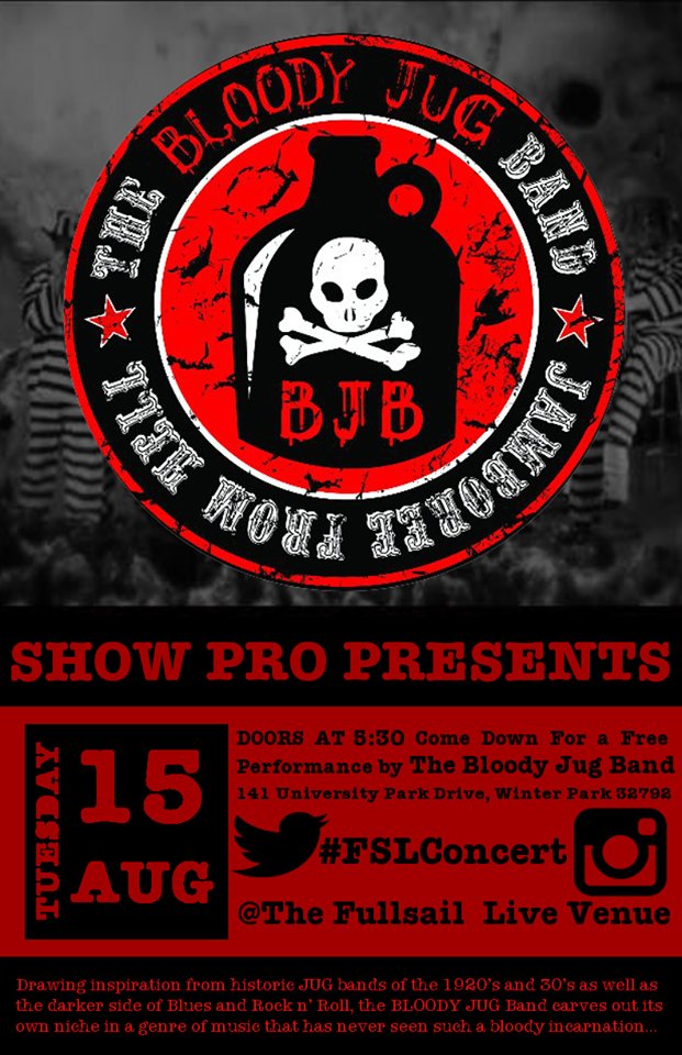 TheBJB's tweet photo. Tomorrow @TheBJB @FullSail - FREE Jamboree Starts at 5:45pm. Come Hang w/ Our JUG-ly Crew... #theBJB #FSLconcert https://t.co/BJZGlEMu4L
