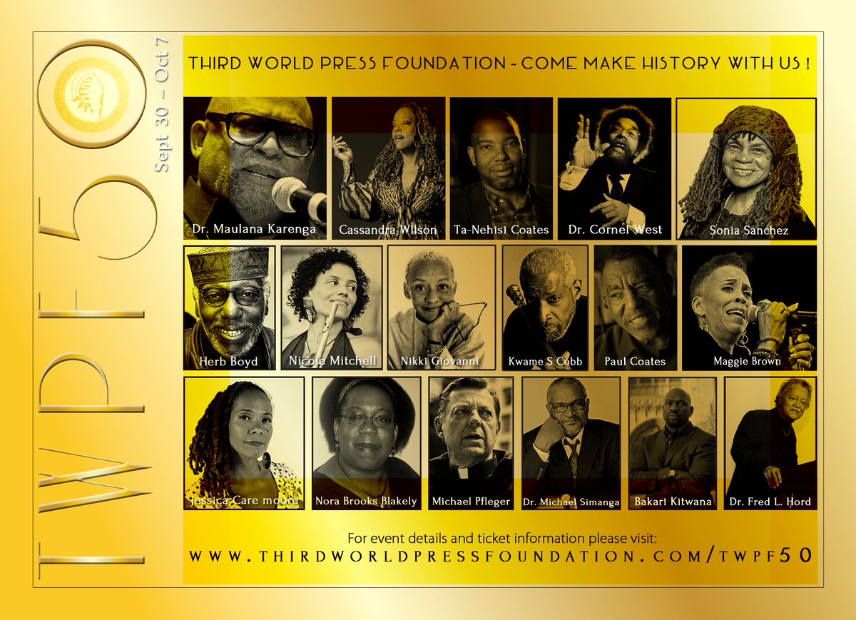 We invite you to come and make history with us!
Publishing the Black Experience Fearlessly for 50 Years! 
thirdworldpressfoundation.com