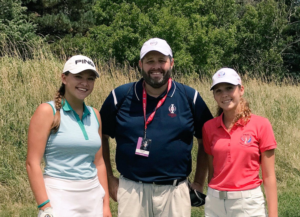 IPLAW_EVANS's tweet photo. Amazing round by @rachelheck2020 at #DMGCC today. Best of luck in the #JrSolheimCup #USA https://t.co/yQQsLuFj0t