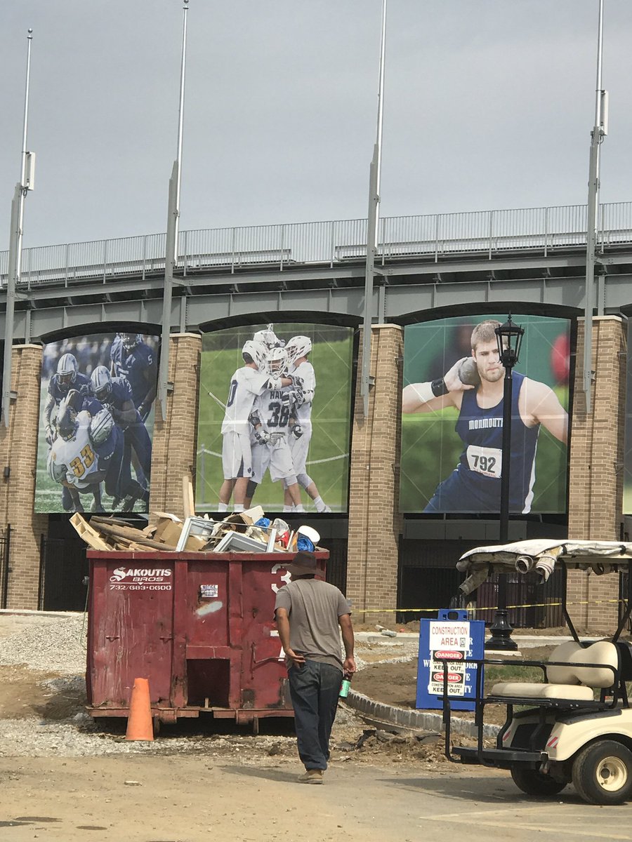 MUPepBand's tweet photo. Our new stadium is shaping up nicely! #kesslerstadium https://t.co/Y8nme0MCmI