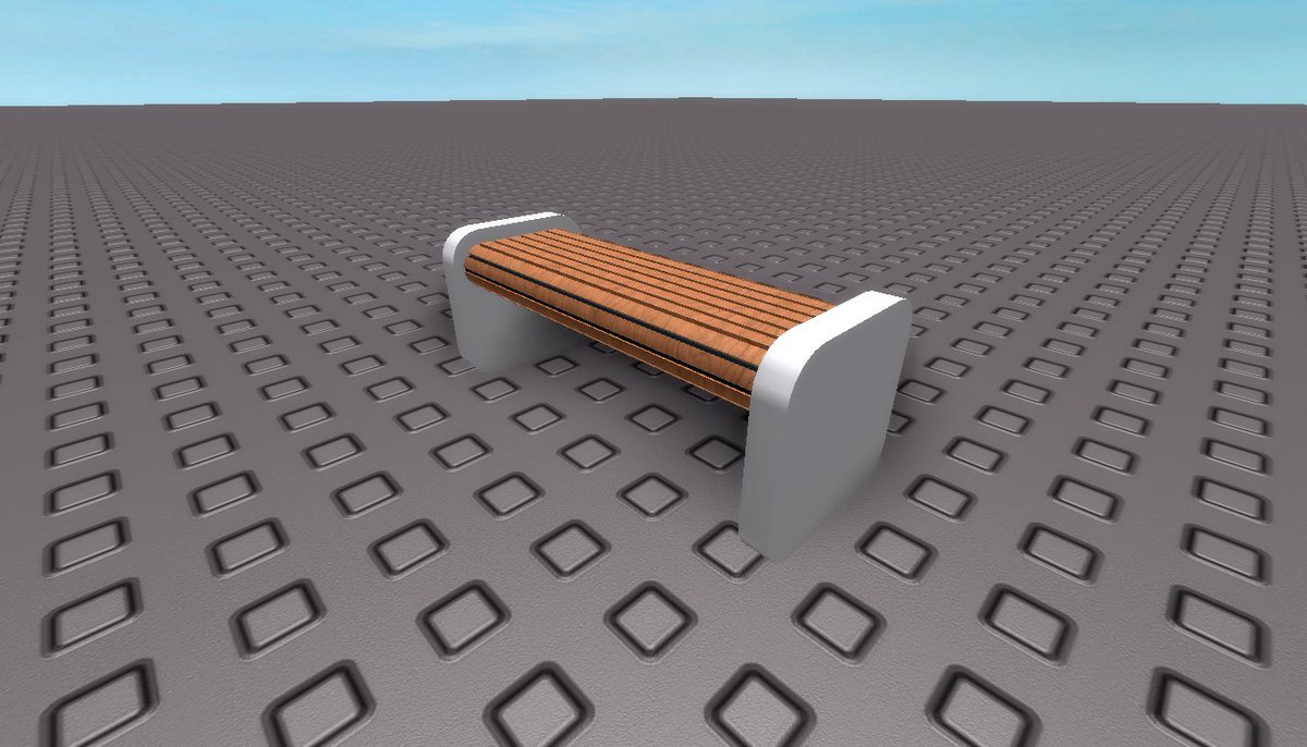 Thisfall On Twitter A Bench Roblox Robloxdev - roblox bench
