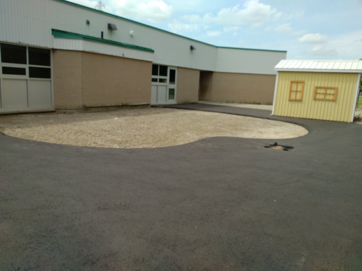 Looking good, Gators. The yard for our Early Years student is coming along.