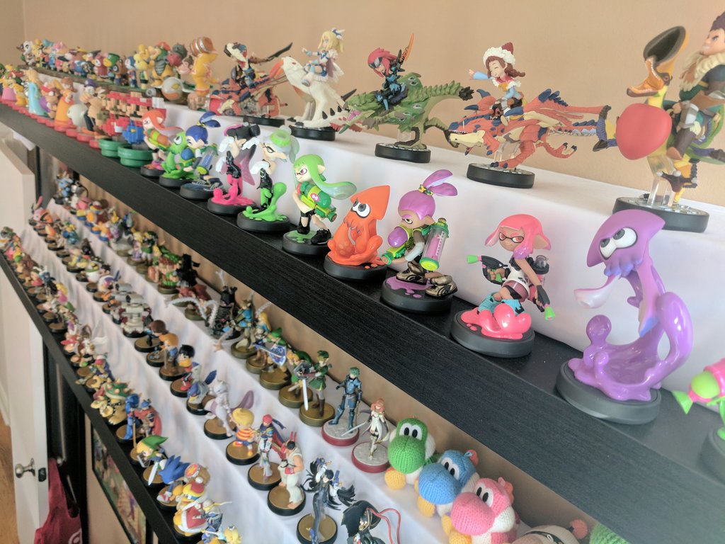 AlexT. on Twitter "Really proud of my custom Amiibo shelves! How do you display your