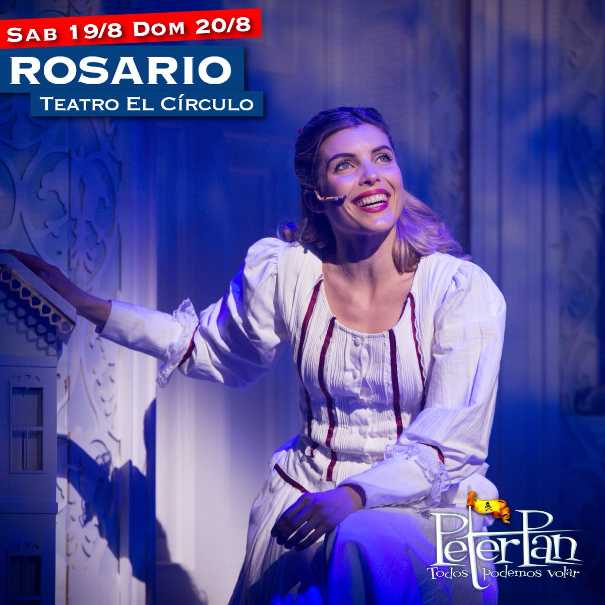 PeterPanElShow's tweet photo. ROSARIO! Se acerca el #DíaDelNiño Festejalo con toda la magia de Nunca Jamás! #TodosPodemosVolar 💫
👉🏻19 y 20/8 @teatroelcirculo
🎟@TicketekAr https://t.co/3cegdsSnVR