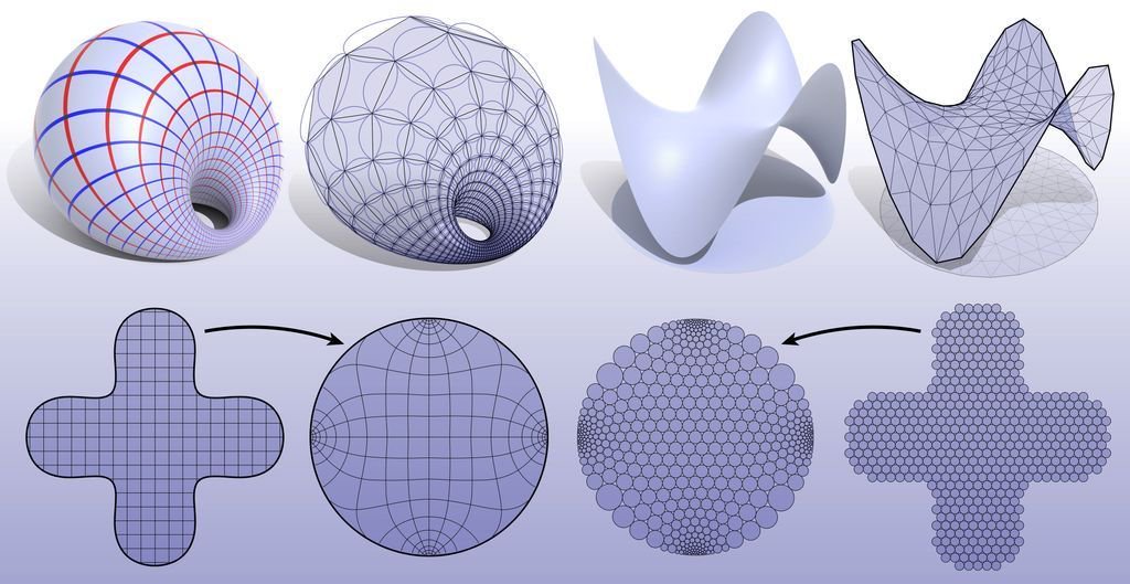 amermathsoc's tweet photo. The 2018 AMS Short Course "Discrete Differential Geometry"  Jan 8-9, before #JMM2018 https://t.co/PoZLpjG1we Graphic by @keenanisalive #ddg https://t.co/ilY5rkkZxR