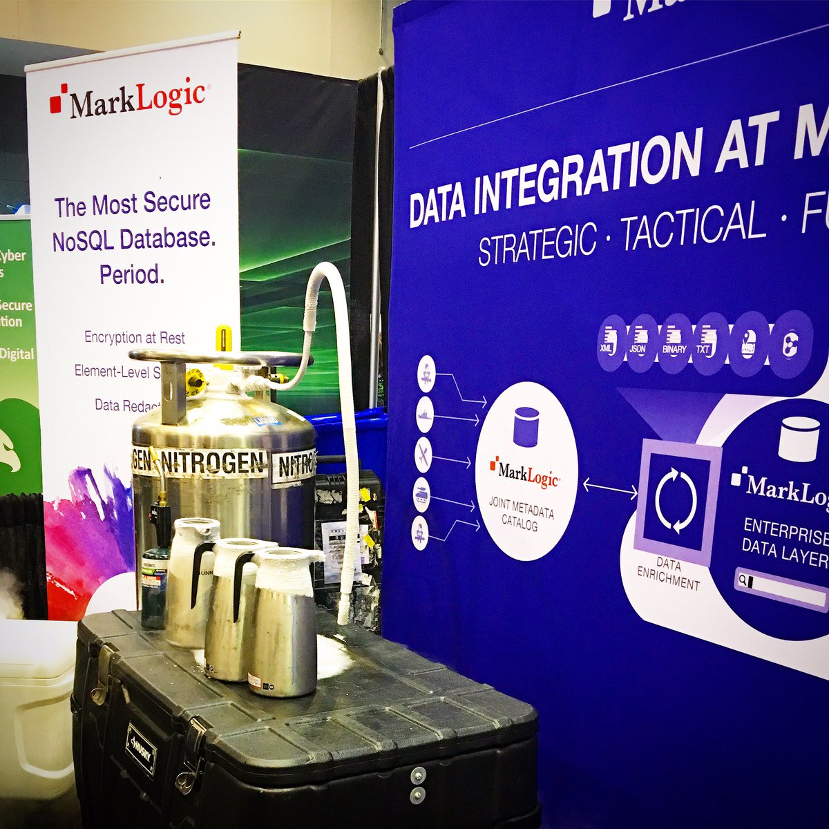 seanmwalters's tweet photo. #WeAreMarkLogic @DoDIIS_WW @NCSIEvents https://t.co/p3MZZOqSQT