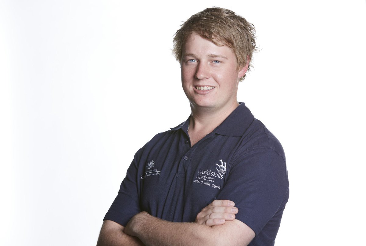QTAQLD's tweet photo. Nathan McHugh, Qld Skillaroo, on why the WorldSkills comp is so important  https://t.co/igAuGmzKOz #WSAbuDhabi @WorldSkills_AU  #SkillsSquad https://t.co/0rFLrFAc4V