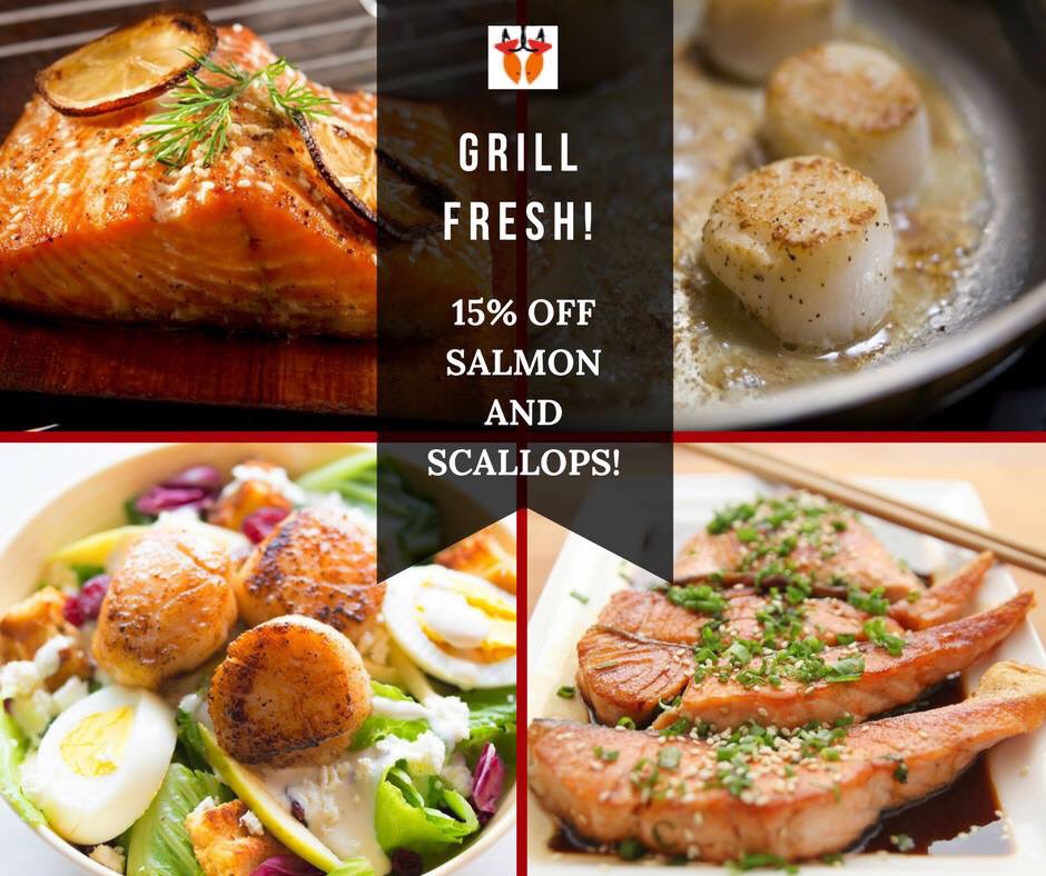 luredfresh's tweet photo. Fresh #salmon and #scallops on #sale! Get 15% off both! Ends Aug 17th. #seafood2xwk #cookmorefish #shopfresh https://t.co/hzCSLlvd87 https://t.co/BjROyGZMU8