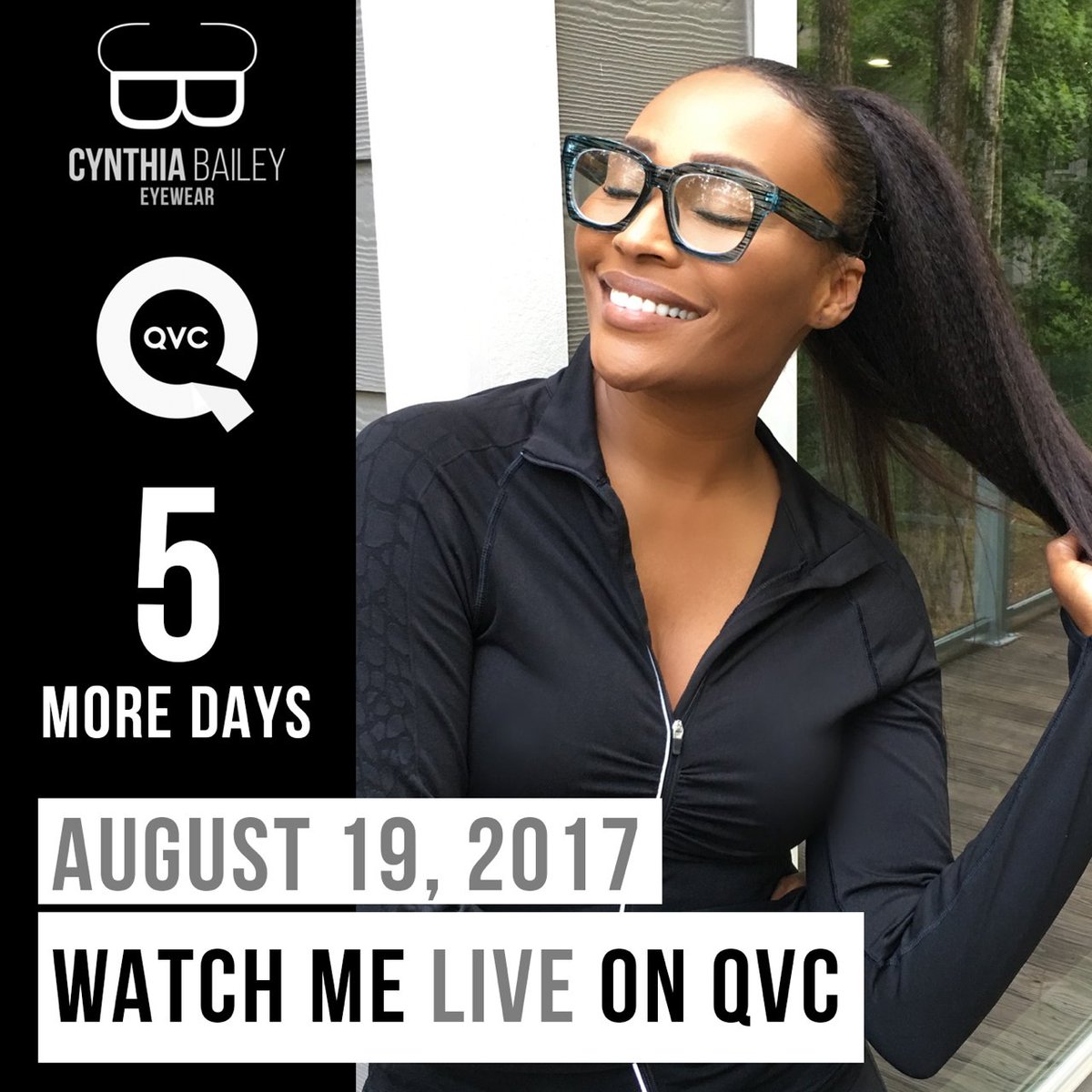 Cejon_Accessory's tweet photo. π₯ The countdown begins! π₯
#CountdowntoQVC #CynthiaBaileyEyewear #fashionblogger #shopping #ad #promo https://t.co/YIoDrkrOIg