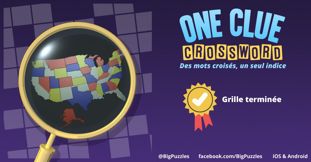J'ai terminé une grille de mots croisés dans One Clue Crossword.
onecluecrossword.com #OneClueCrossword