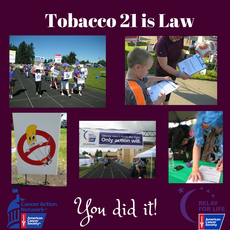 ACSCANOregon's tweet photo. We want to thank all the OR RFL events that helped us pass #21fororegon, we couldnt of done it without you! https://t.co/7lSN26sVkb
