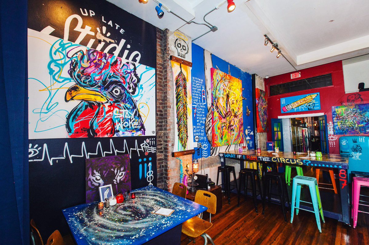 StudioAMpgh's tweet photo. Homies, stop in every Tuesday &amp; Thursday for Gallery Hours from 12-9PM + Thai Dinner from 6-9PM. Complimentary coffee &amp; WiFi + BYOB. https://t.co/BJVpWjGyIb